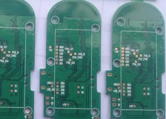 Enige Laagpcb ontwerpen de Enige Opgeruimde Gedrukte Vervaardiging van de Kringsraad
