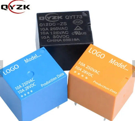 12v PCB 5 Speld T73 gelijkstroom 48v 24v 12 Elektromagnetische Volt 5v van het omschakelingsrelais jqc-3F Spdt